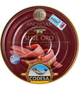 Más sobre Anchoas en Aceite de Oliva Serie Oro Codesa 550g
