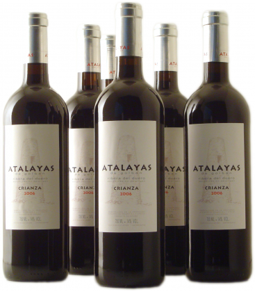 6 botellas Atalayas de Golbán Crianza 2006