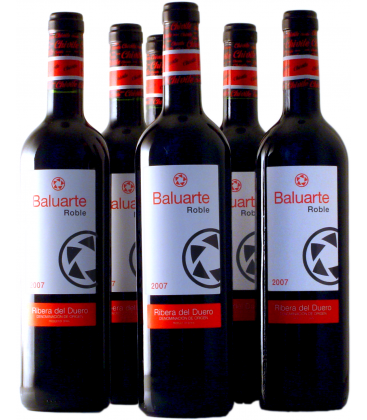 6 botellas Chivite Baluarte Roble 2007