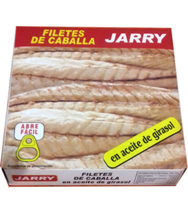 Filetes de Caballa en Aceite de Girasol - Jarry 265 gr