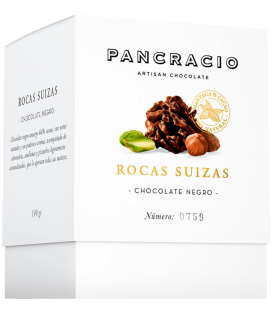 Pancracio Box Rocas Suizas Chocolate Negro 140g